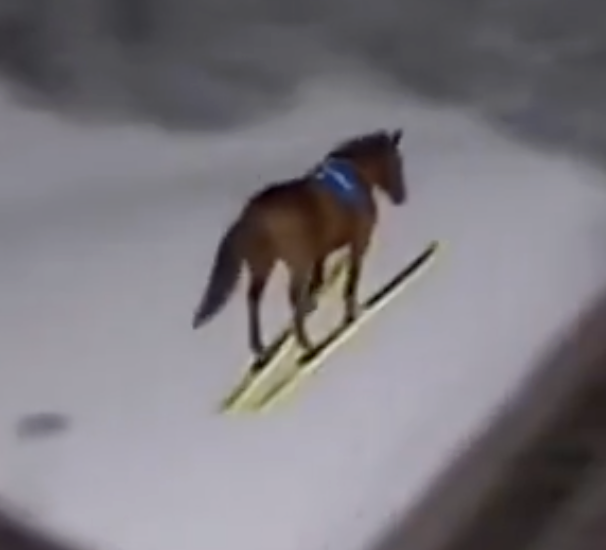 Horse Ski Jump